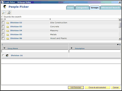 People Picker ITB